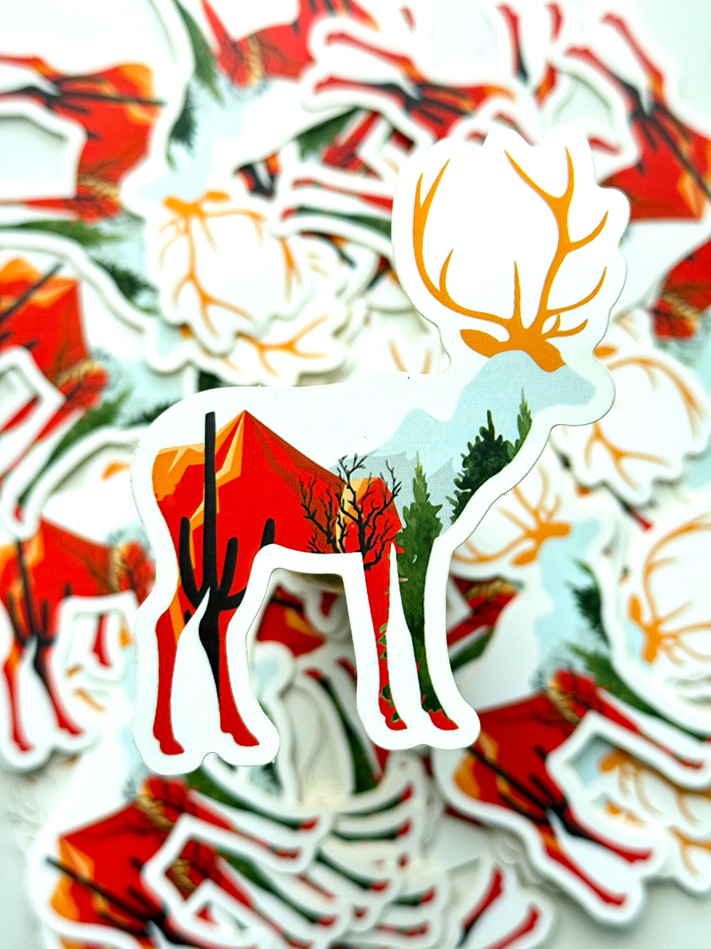 Arizona More Than Just Desert Deer Sticker