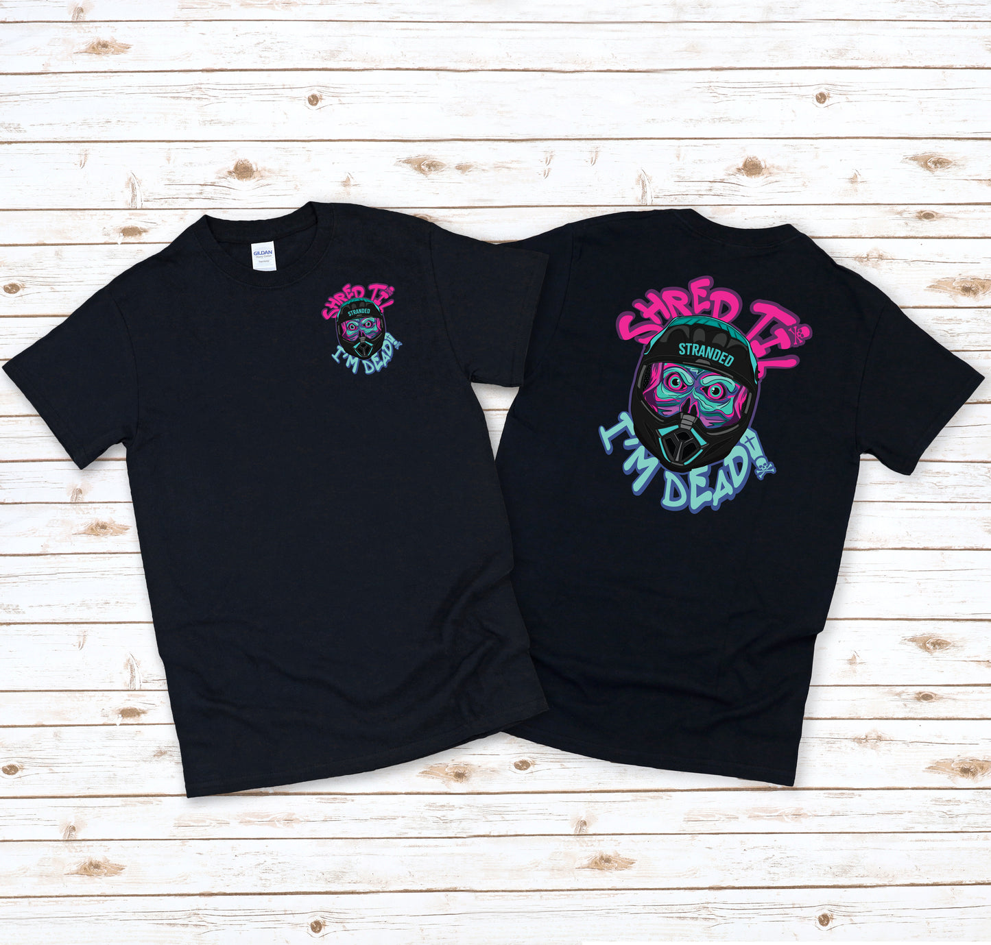Girls Shred Til Im Dead black Shirt
