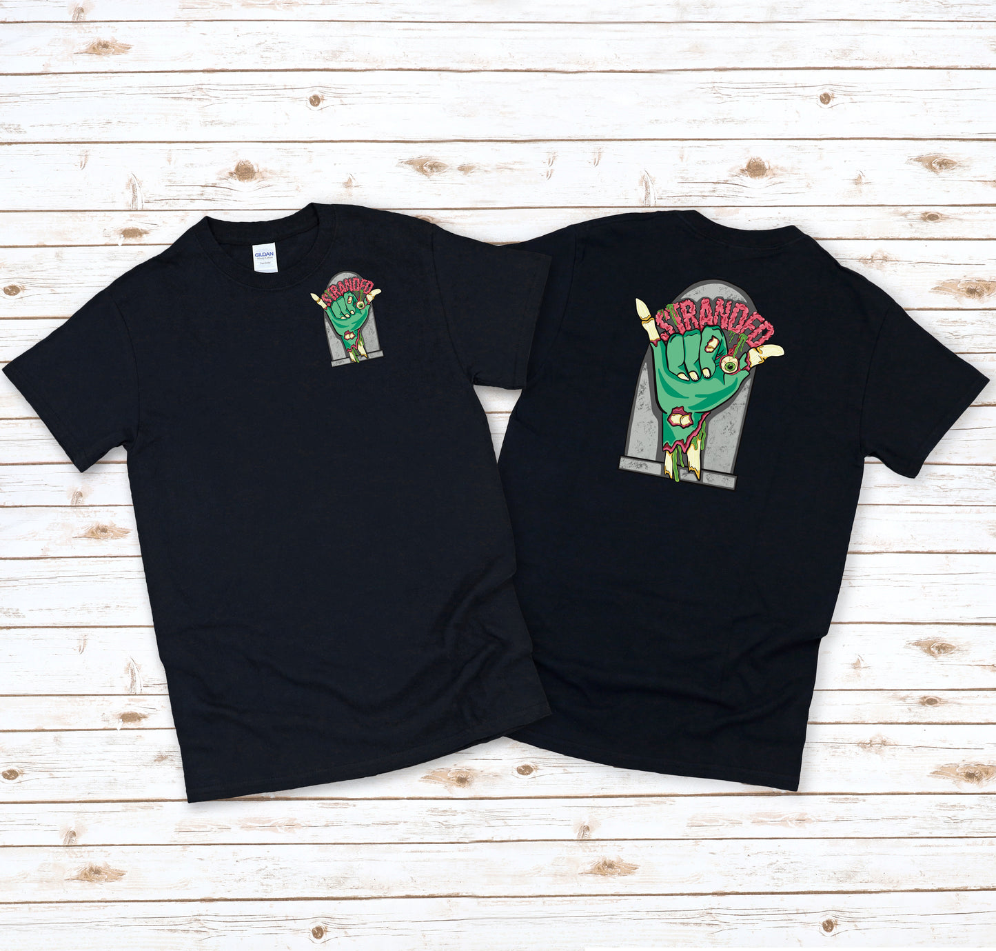 Youth Black Zombie Hang Loose Shirt