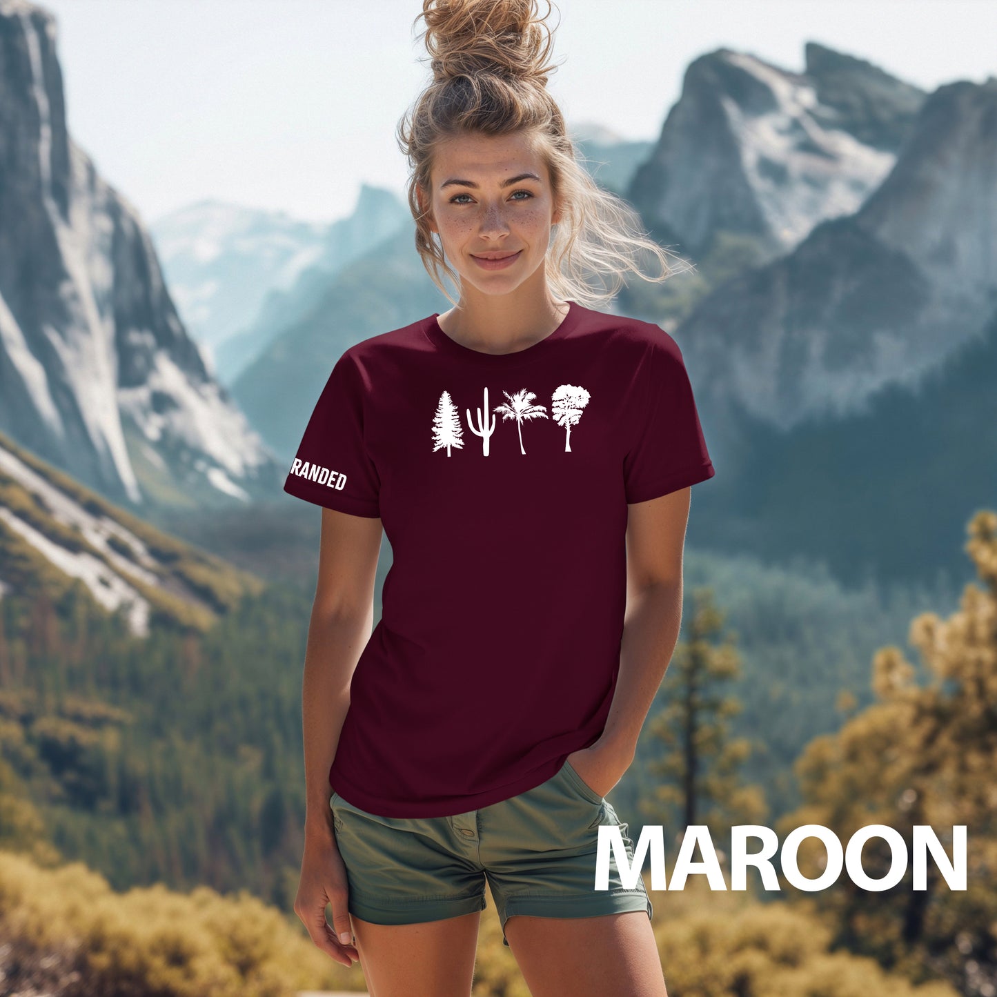 Women's Happy Trees Tshirt