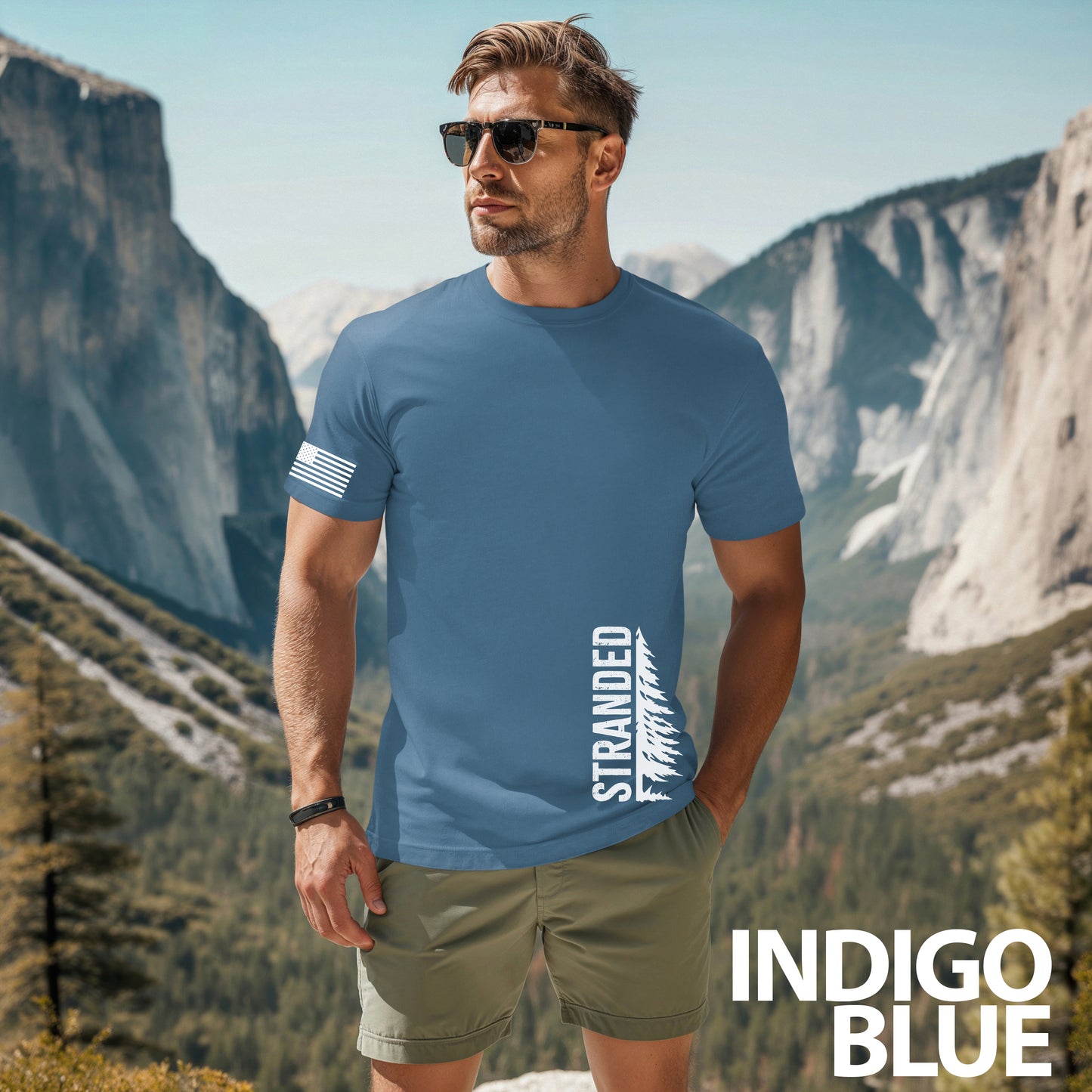 Men's Stranded Branded Tree Tshirt