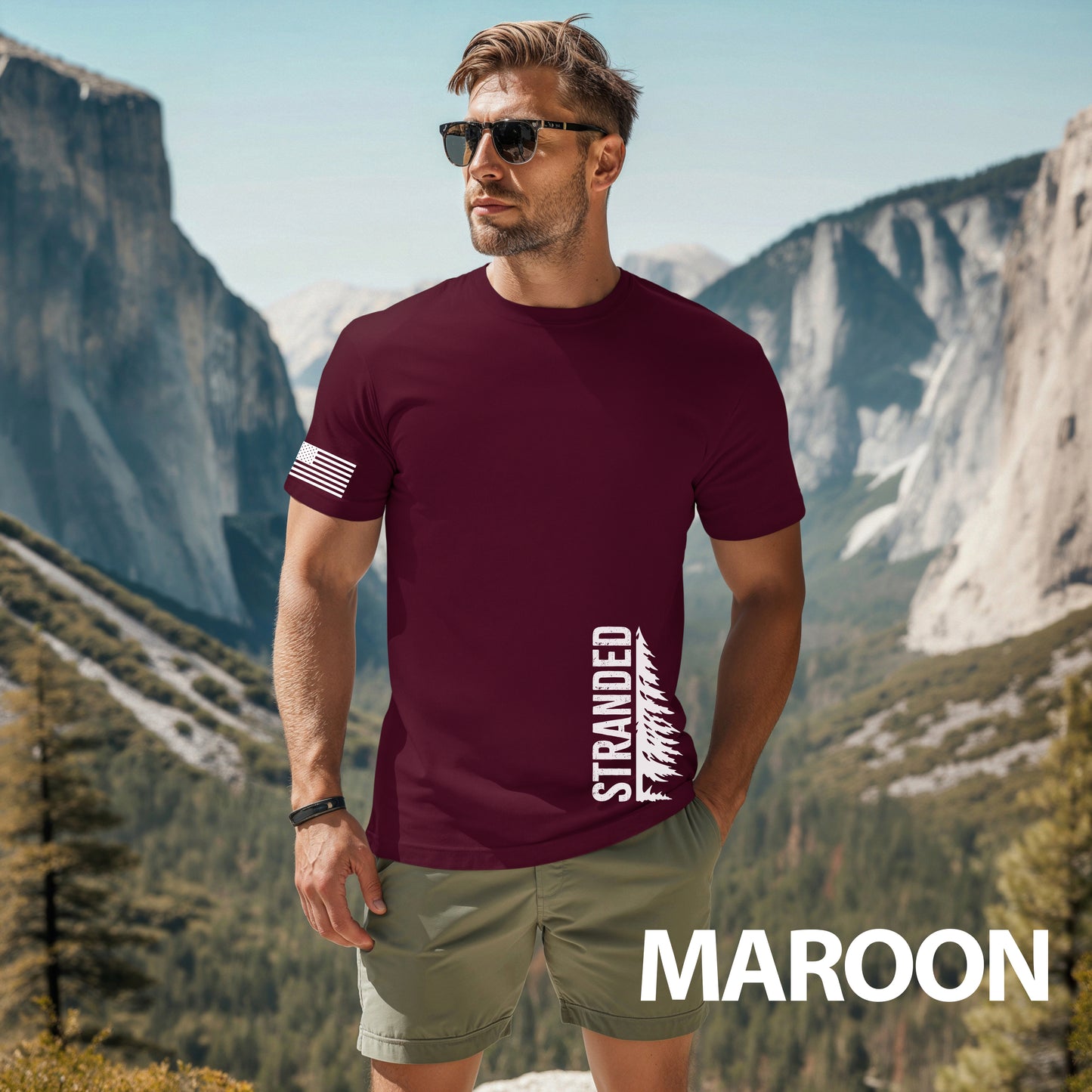 Men's Stranded Branded Tree Tshirt