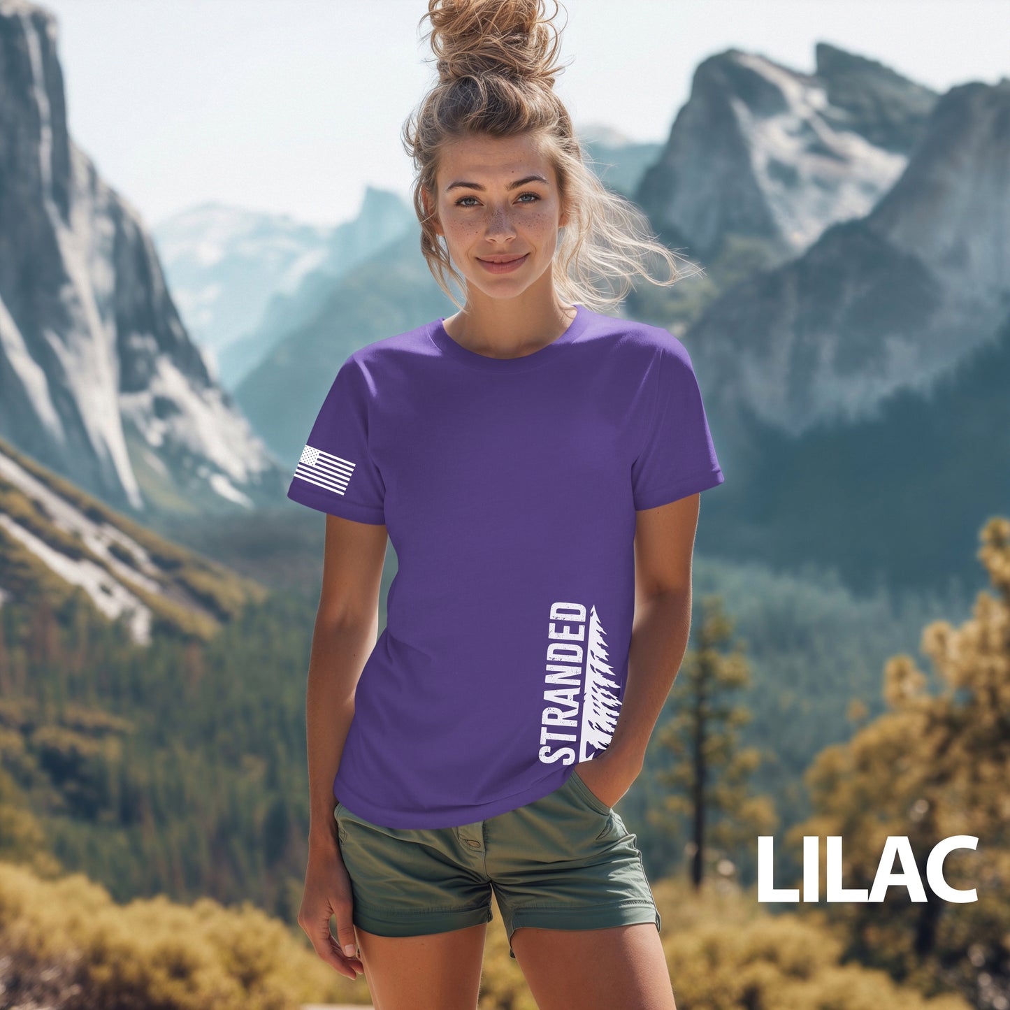 Women's Stranded Branded Tree Tshirt