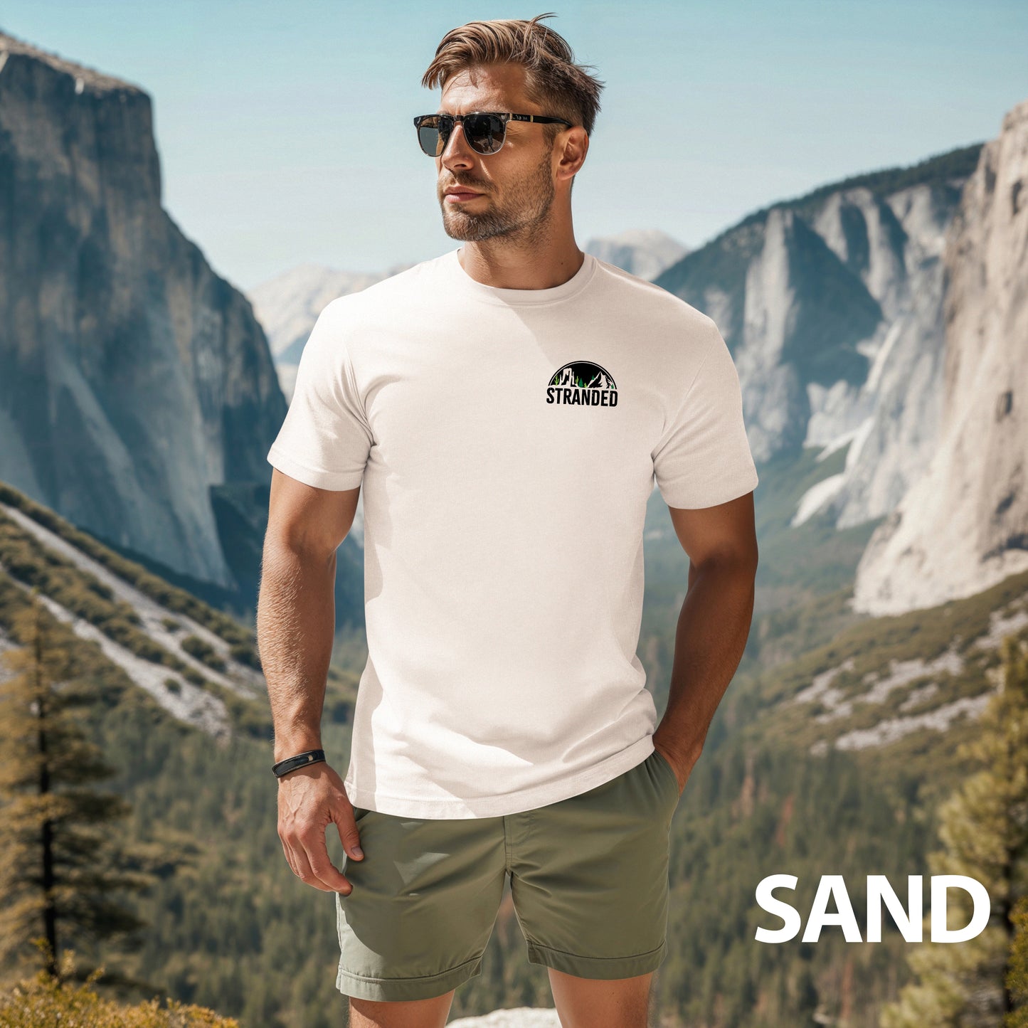 Men's Stranded Branded Tshirt