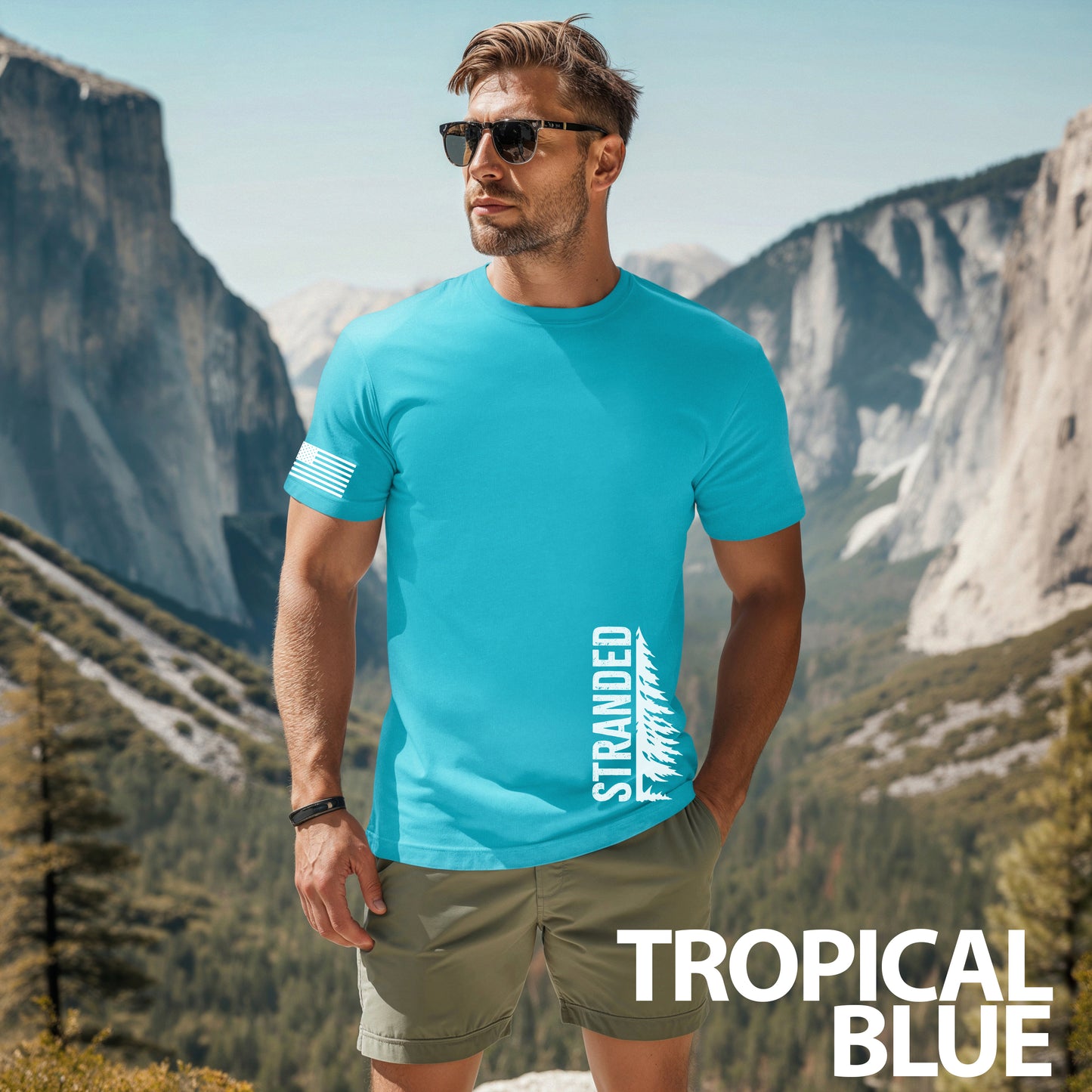 Men's Stranded Branded Tree Tshirt