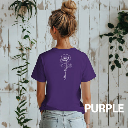 Women's Stranded Stem Flower Tshirt